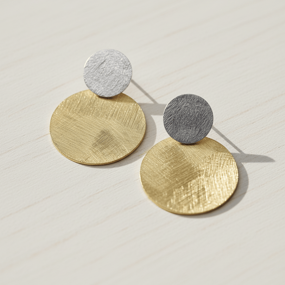 Earrings Moon - La Moda Me