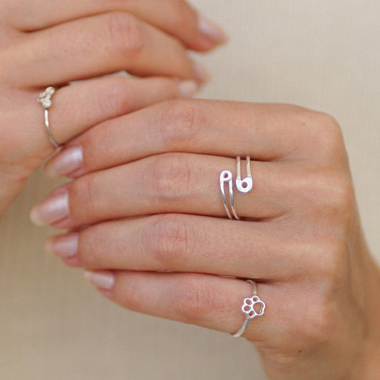 Ring Paper clip - La Moda Me