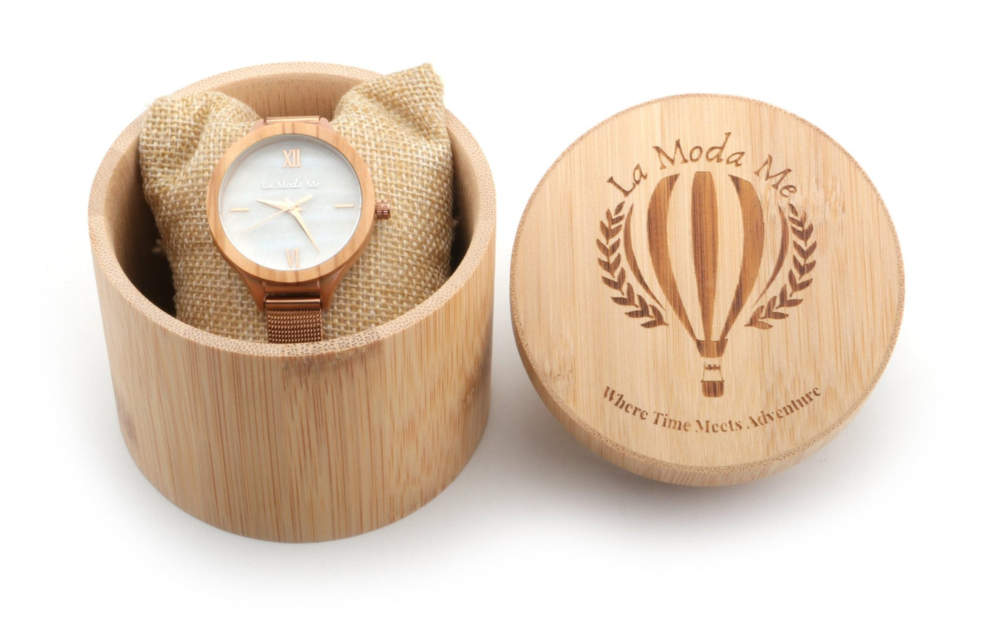 Watch Olivewood Grace, elegant, feminin, rosegold, classy look - La Moda Me