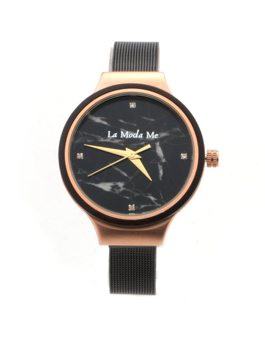Watch Olivewood Ira - Eco - Friendly Rose Gold & Wood Timepiece - La Moda Me