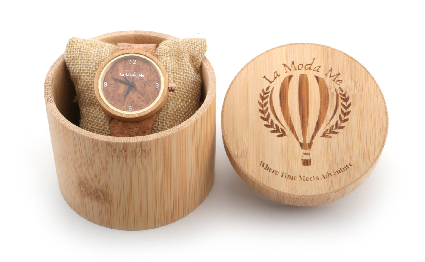 Watch Terra Time, cork, natural look, minimalistic - La Moda Me