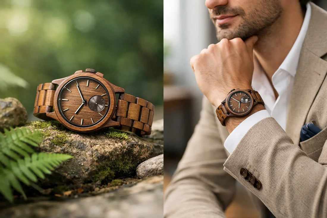 Eco Friendly Wooden Watches, Styled Well - La Moda Me