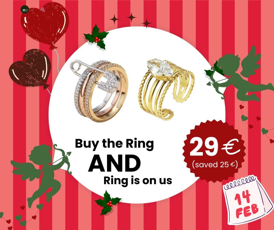 La Moda Me 2-Ring Bundle – Was 54€, Now 29€  Rebecca Ring FREE