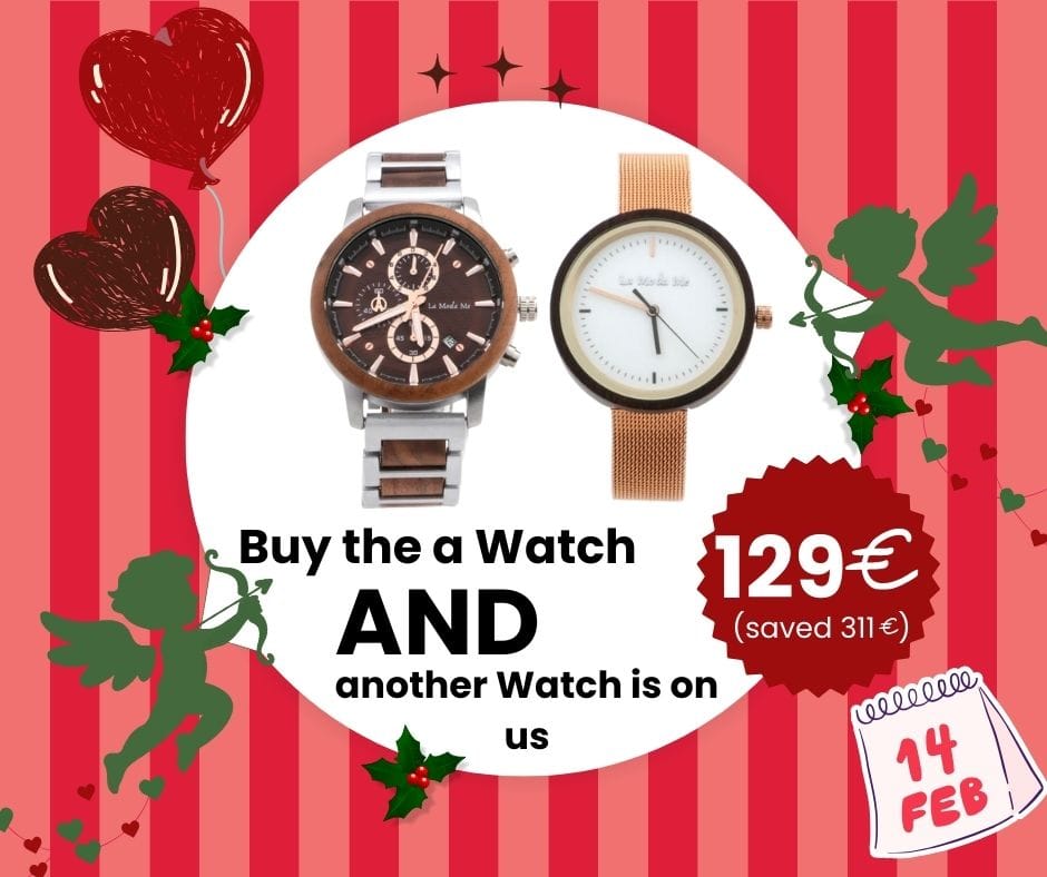 La Moda Me 2-Watch Couple Bundle - Just 129€ (Was 311€)