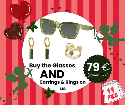 La Moda Me 3-Piece Jewelry & Sunglasses Bundle – Was 149€, Now 79€
