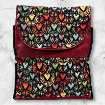 Bag Jane (big), vegan, artificial leather, 4 in 1 - La Moda Me