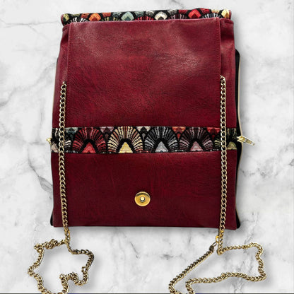 Bag Jane (big), vegan, artificial leather, 4 in 1 - La Moda Me