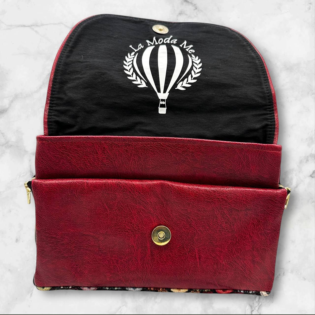 Bag Jane (big), vegan, artificial leather, 4 in 1 - La Moda Me