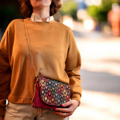 Bag Jane (big), vegan, artificial leather, 4 in 1 - La Moda Me