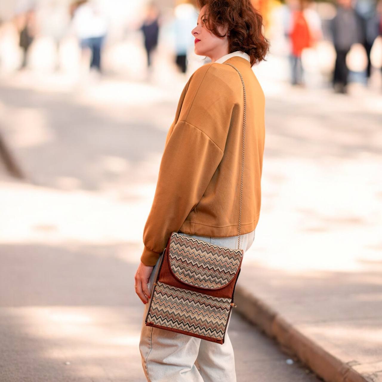 Bag Jane (big), vegan, artificial leather, 4 in 1 - La Moda Me