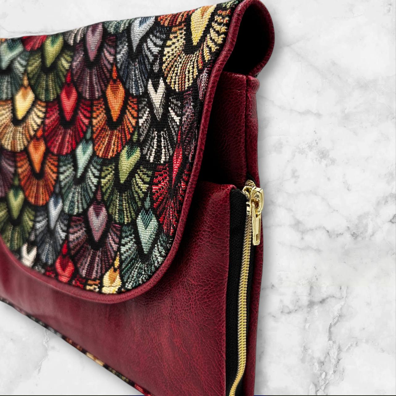 Bag Jane (big), vegan, artificial leather, 4 in 1 - La Moda Me