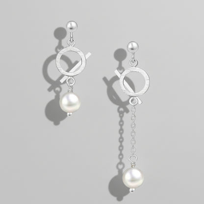 Earrings Air, asymmetrical - La Moda Me