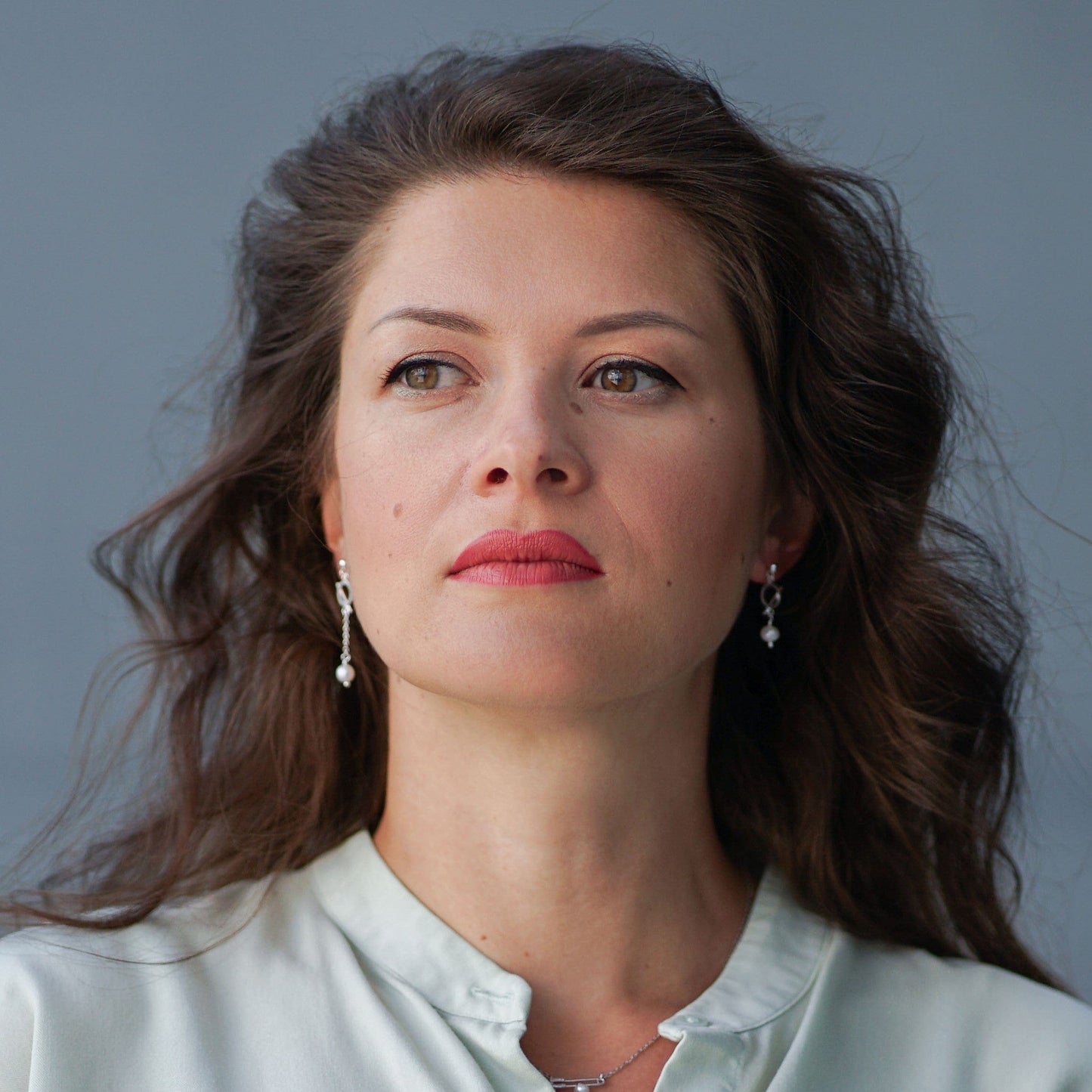 Earrings Air, asymmetrical - La Moda Me