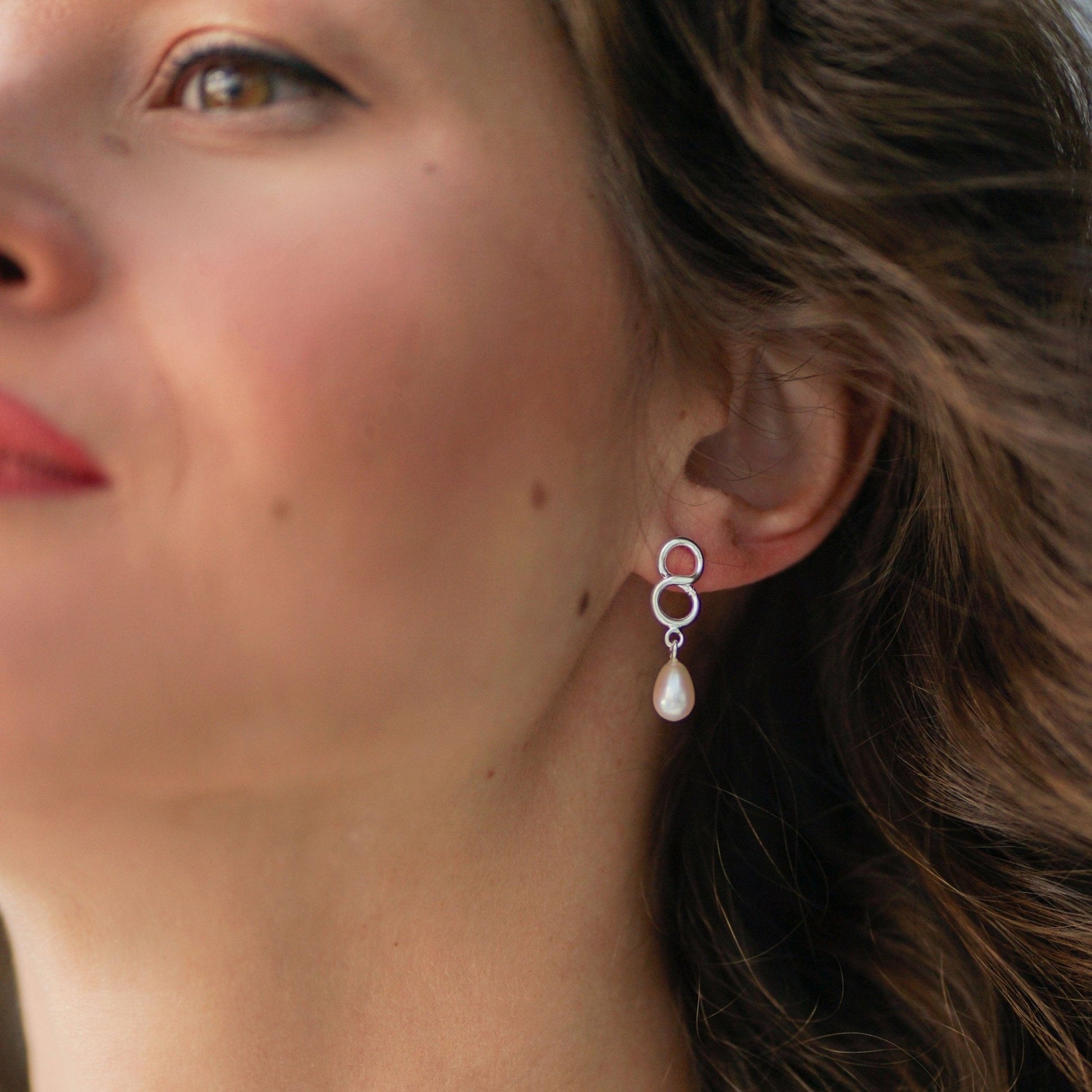 Earrings Infinity - La Moda Me