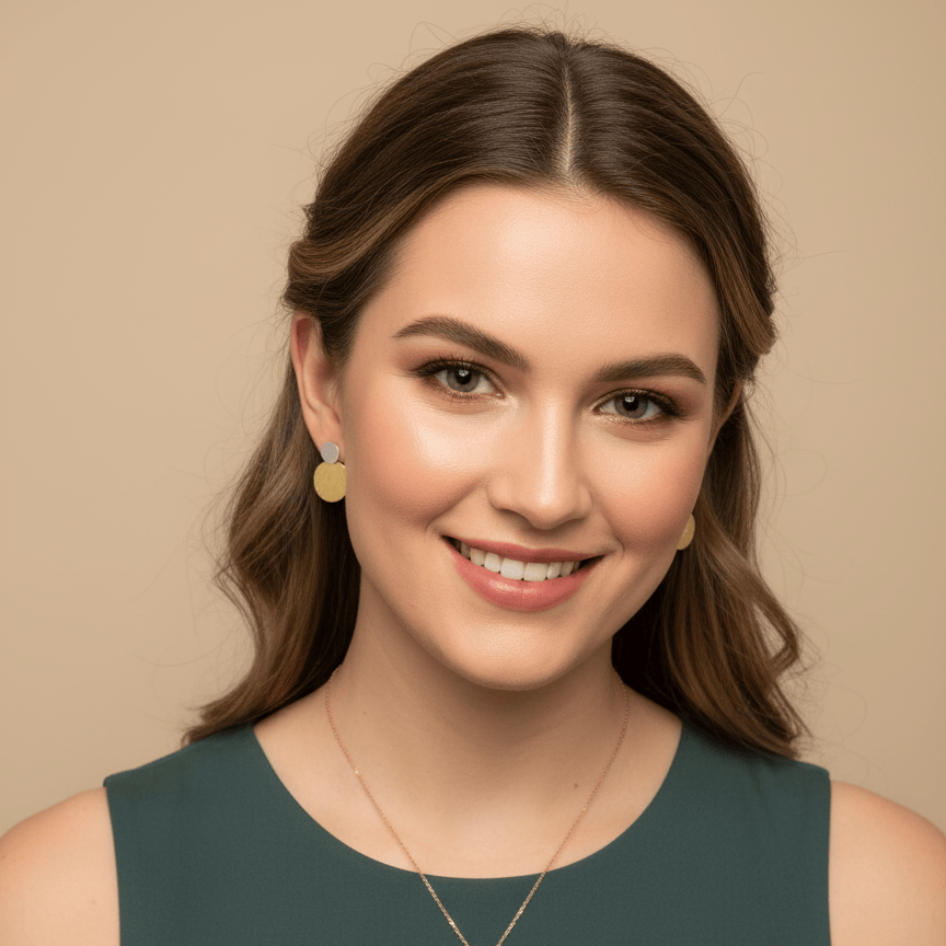 Earrings Moon - La Moda Me