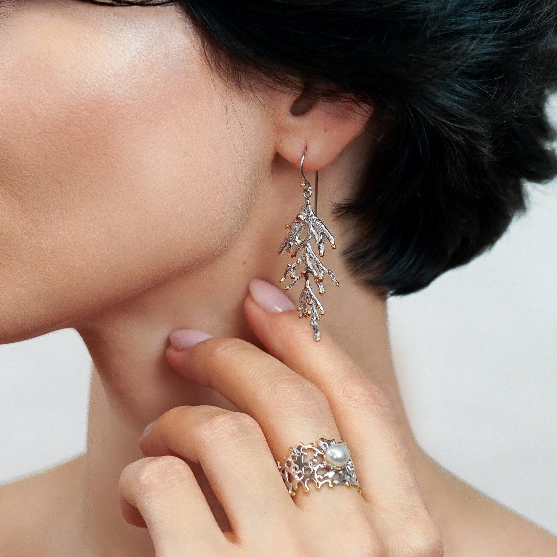 Earrings Ramus - La Moda Me