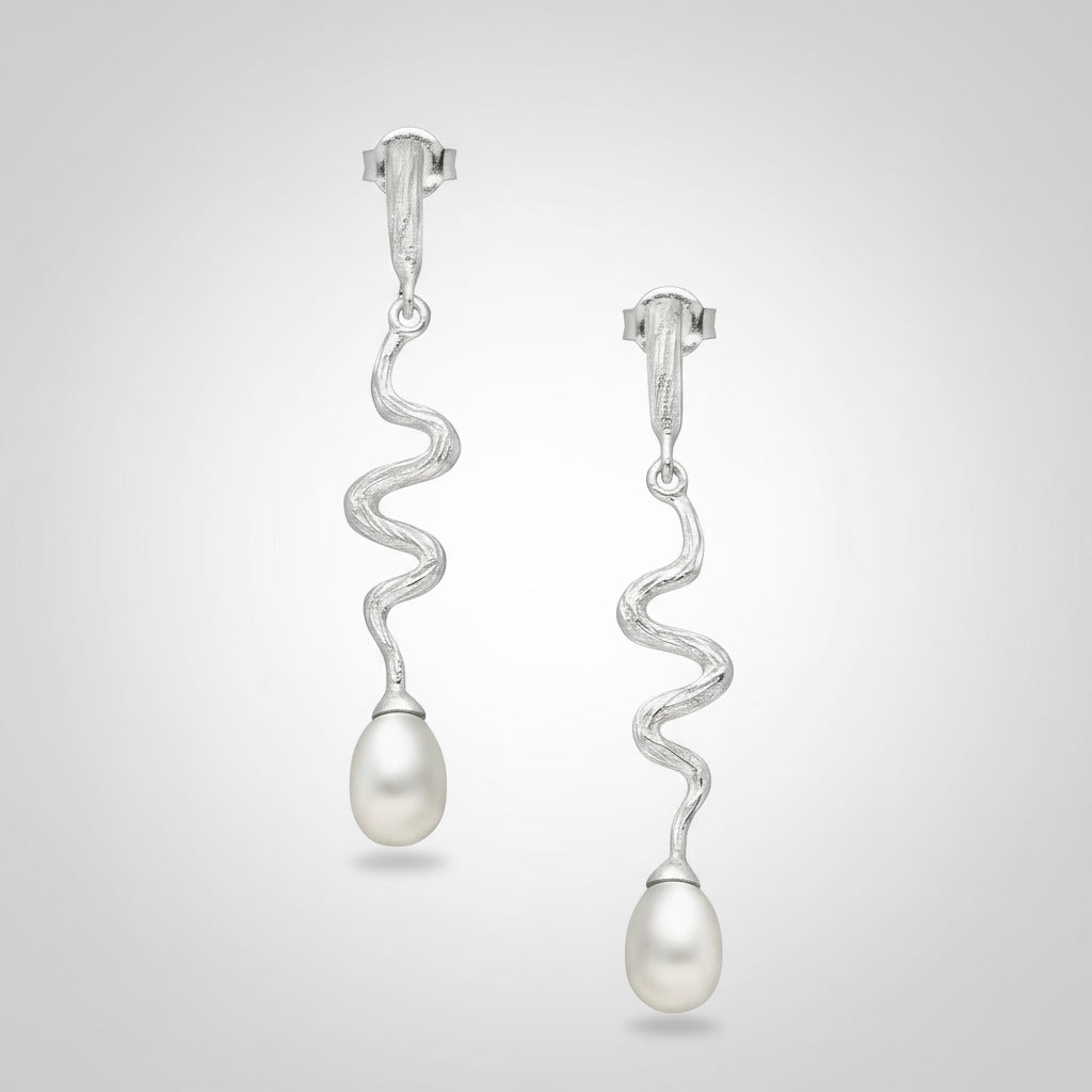 Earrings Wave - La Moda Me