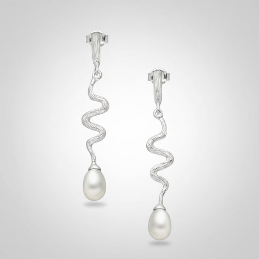 Earrings Wave - La Moda Me