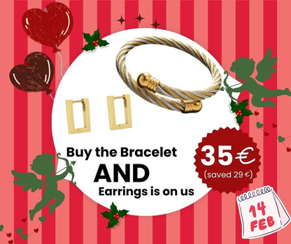 La Moda Me Jewelry Bundle FREE Gift with Purchase – Palmira Bracelet + Terry Earrings