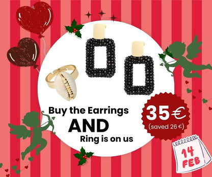 La Moda Me Jewelry Bundle Get FREE Ring with Earrings - Holiday Glam Bundle