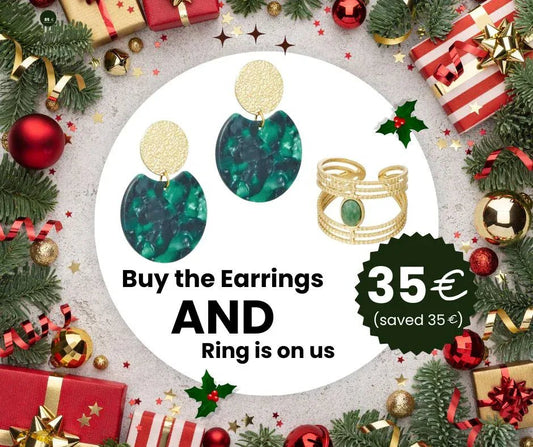 Polly Earrings + Free Ring – Limited Bundle - La Moda Me