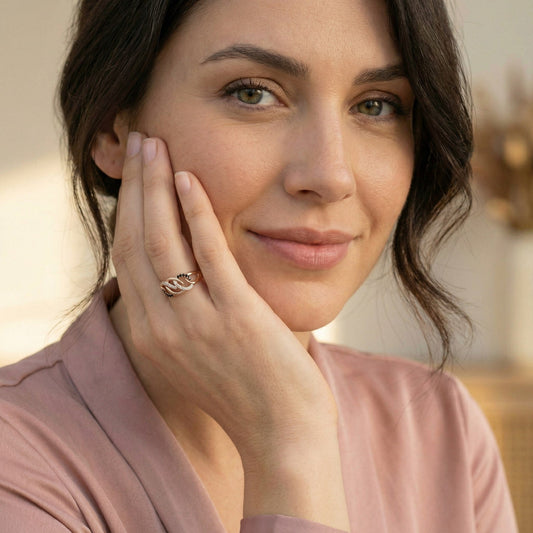 Nina Braided Ring - La Moda Me