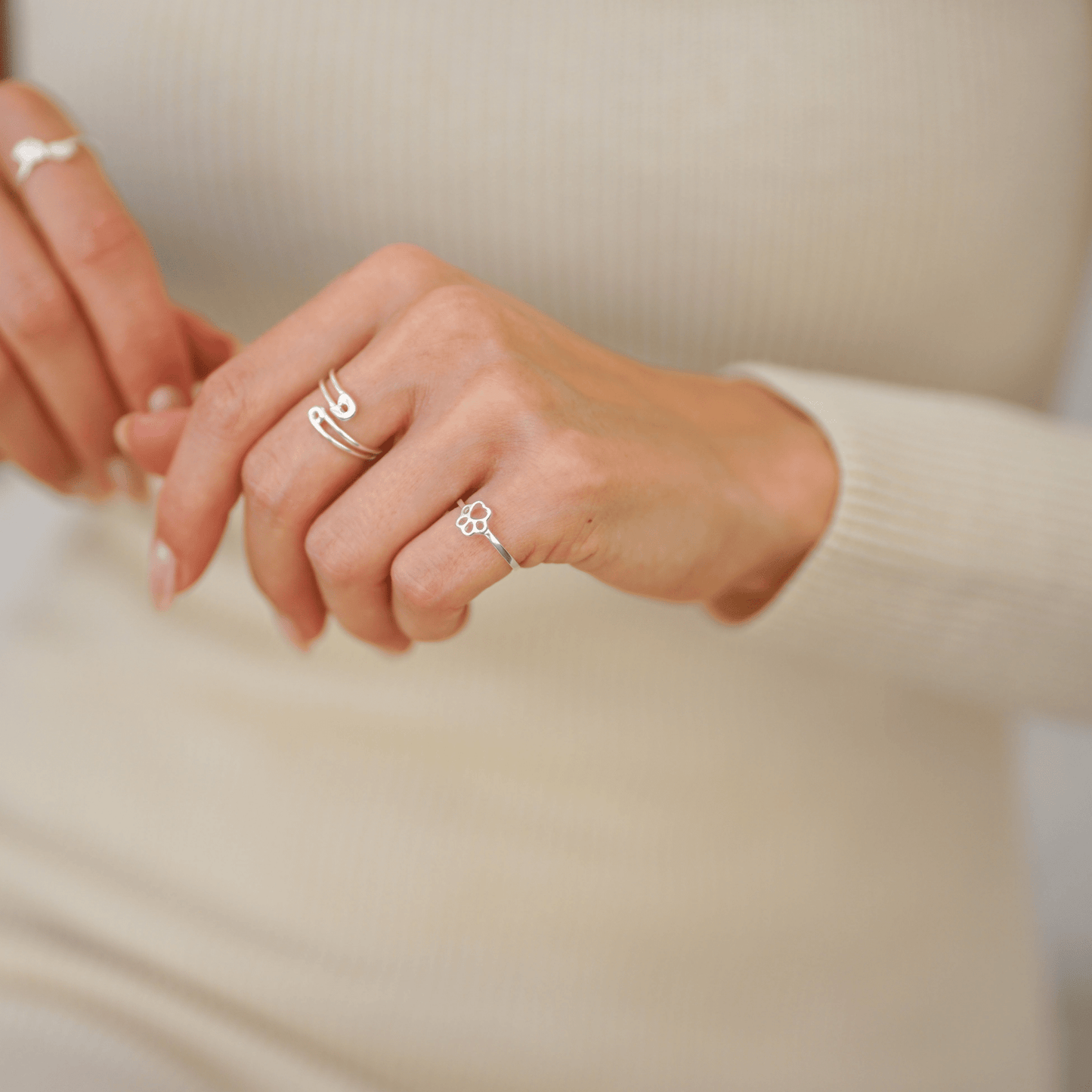 Ring Paper clip - La Moda Me