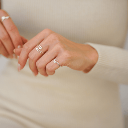 Ring Paper clip - La Moda Me