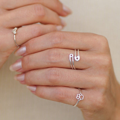 Ring Paper clip - La Moda Me