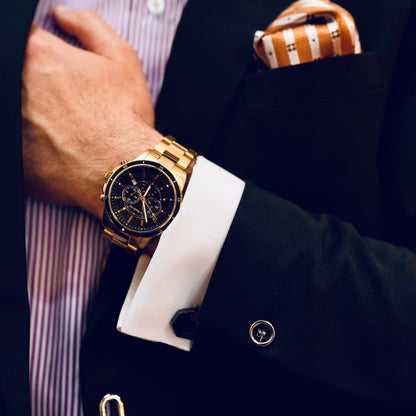 B - Business Black Suit - La Moda Me