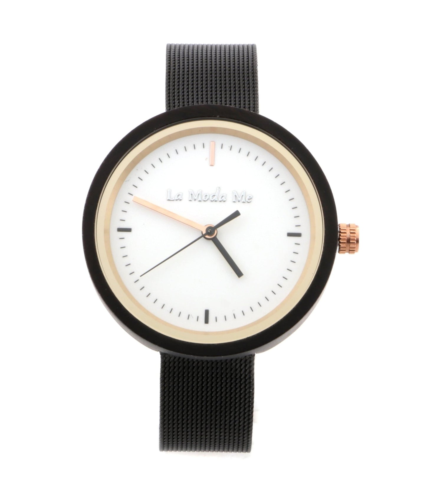 Watch Lumin ron, black, elegant, minimalistic - La Moda Me