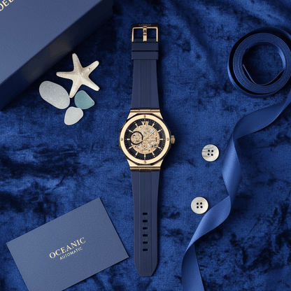 Blue Mirage of the Gulf Watch - Premium Luxury Timepiece - La Moda Me
