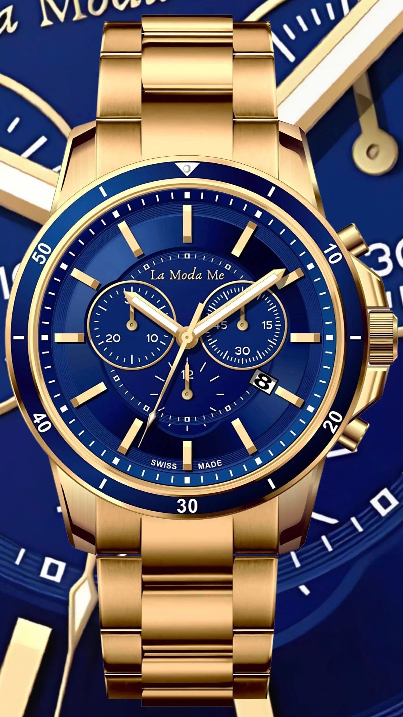 CEO Handshake Blue - La Moda Me