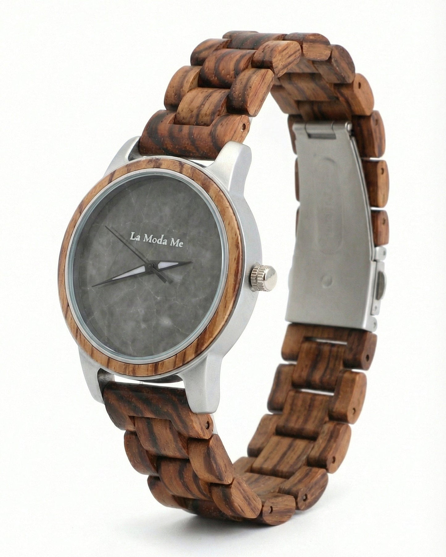 La Moda Me Watches Watch Horizon - Eco-Friendly Walnut Wooden Timepiece