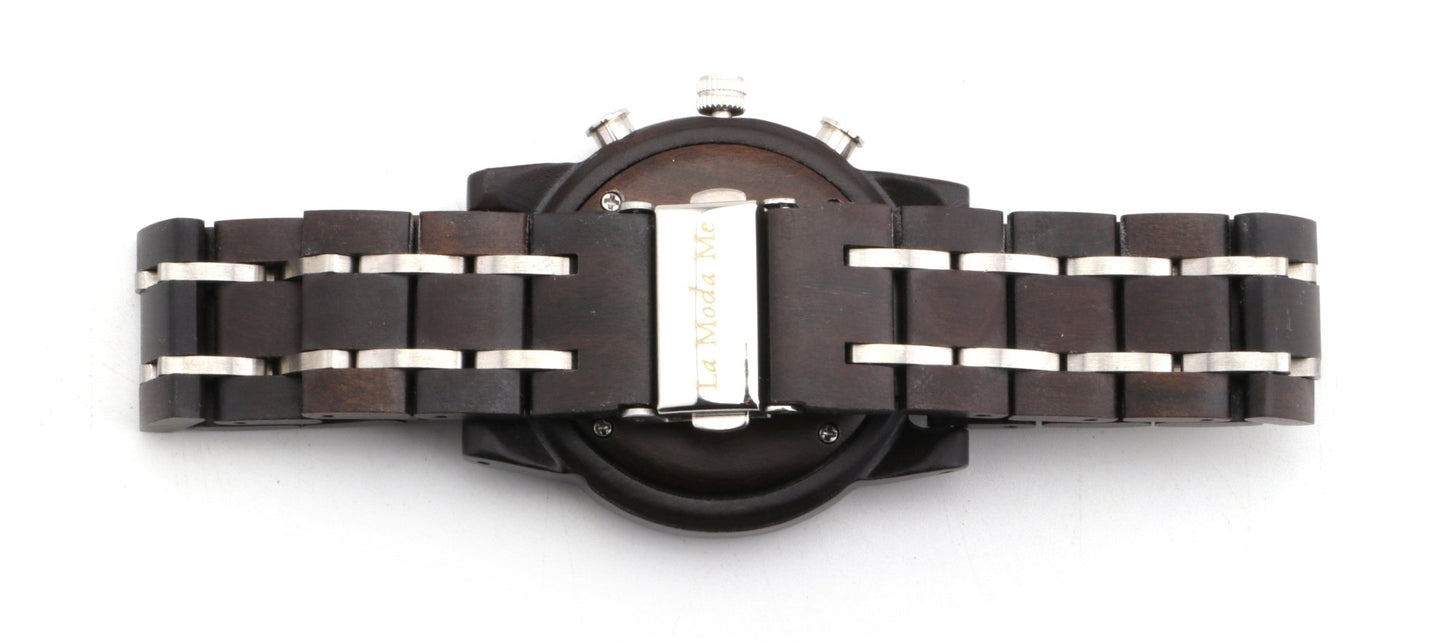 Watch Ironwood - Eco - Friendly Olivewood Minimalist Timepiece - La Moda Me