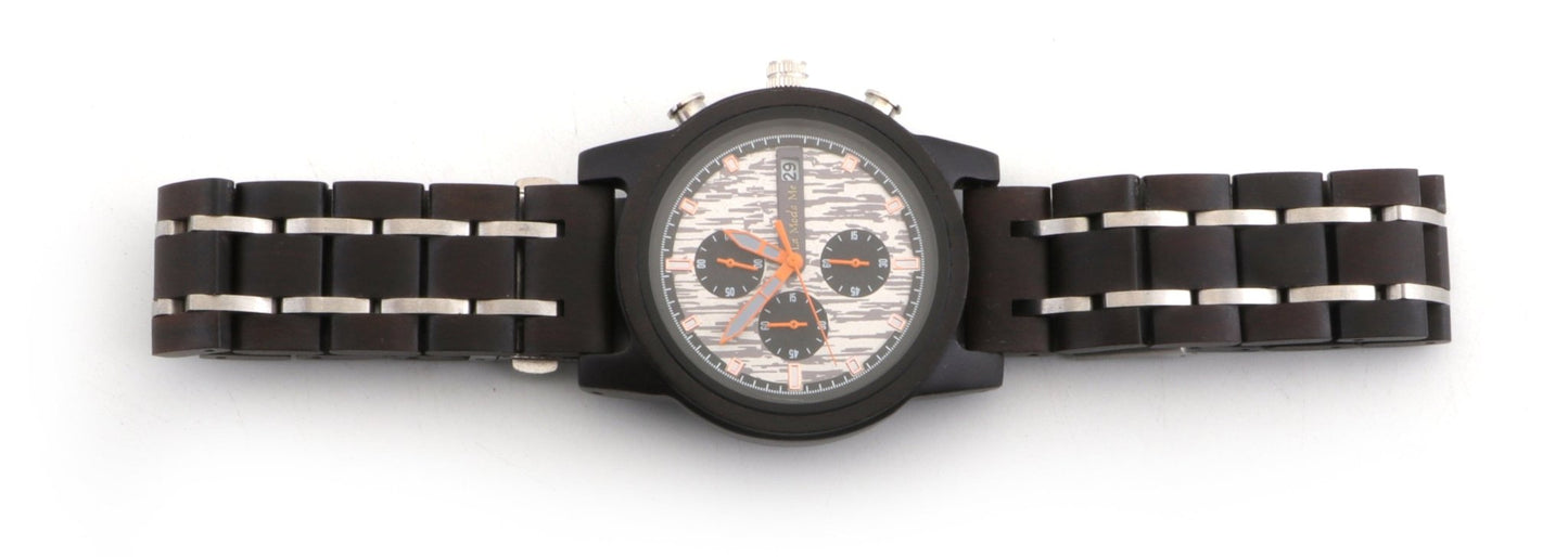 Watch Ironwood - Eco - Friendly Olivewood Minimalist Timepiece - La Moda Me