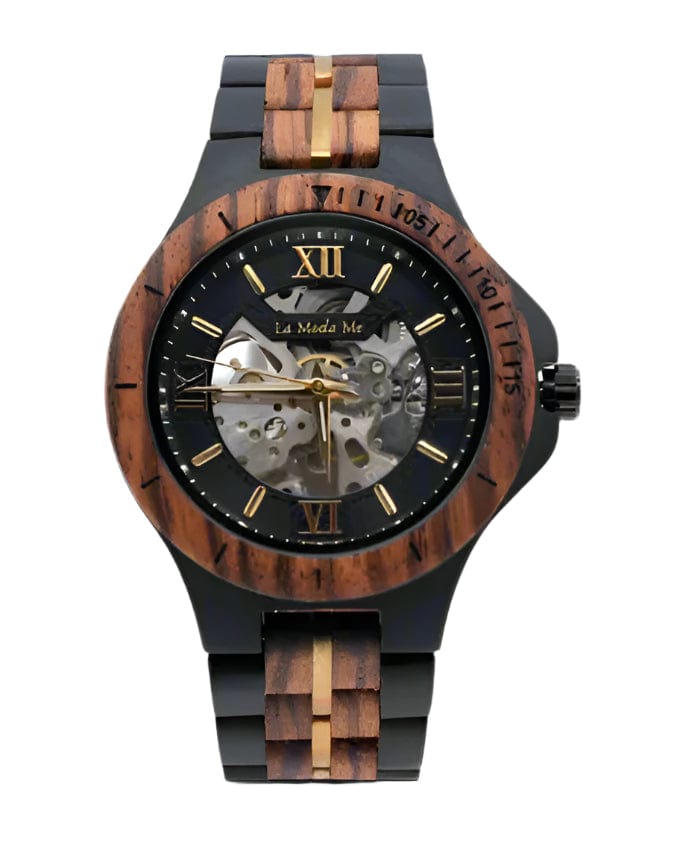 Watch Notterdam, automatic, zebrawood - La Moda Me