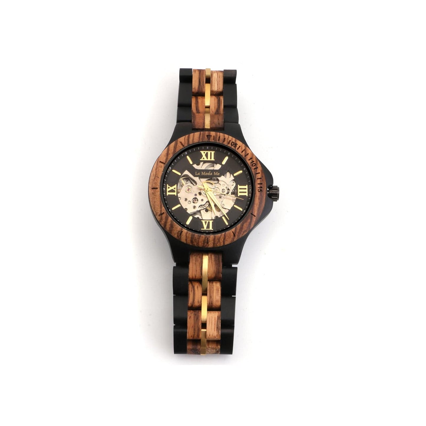 Watch Notterdam, automatic, zebrawood - La Moda Me