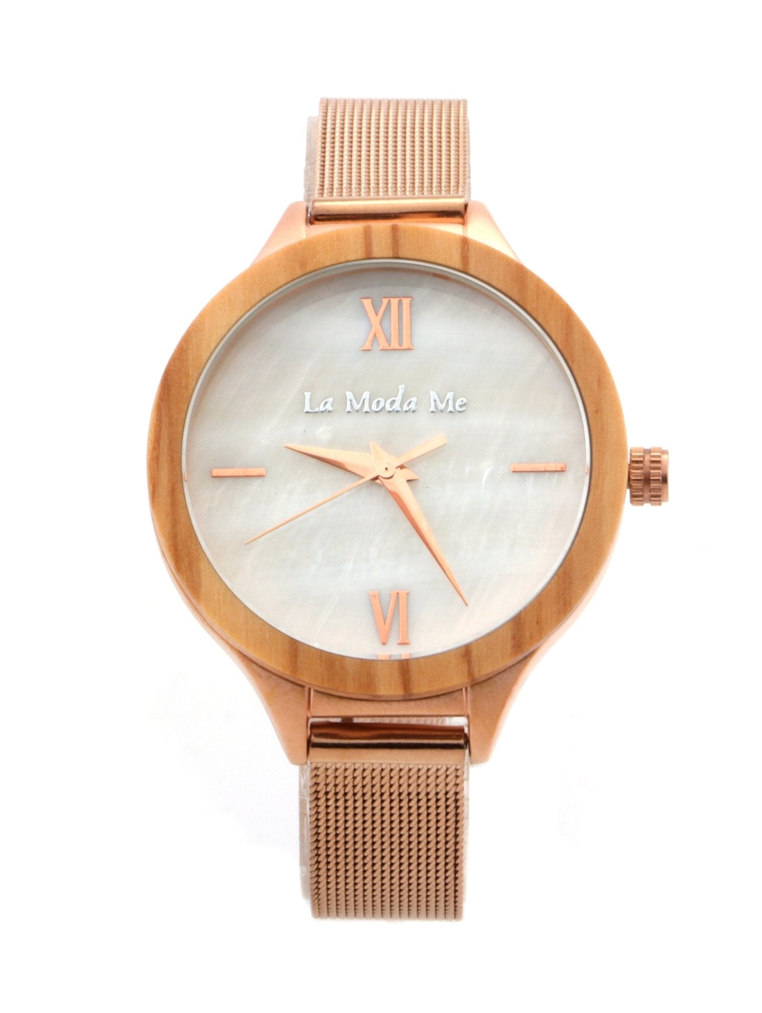 Watch Olivewood Grace, elegant, feminin, rosegold, classy look - La Moda Me
