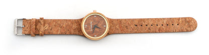 Watch Terra Time, cork, natural look, minimalistic - La Moda Me